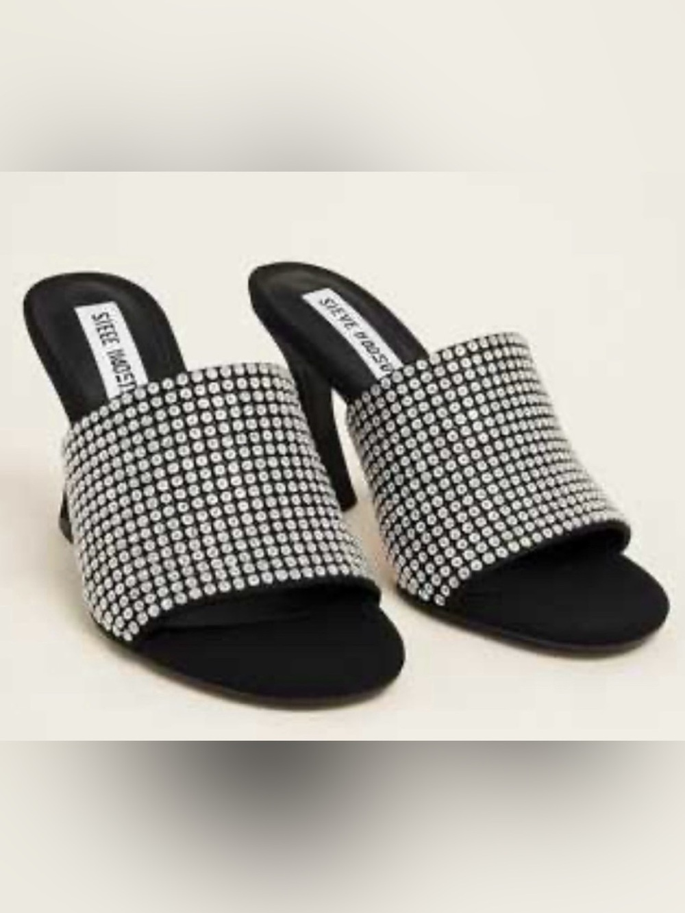 Steve Madden Veera in Black & Rhinestone